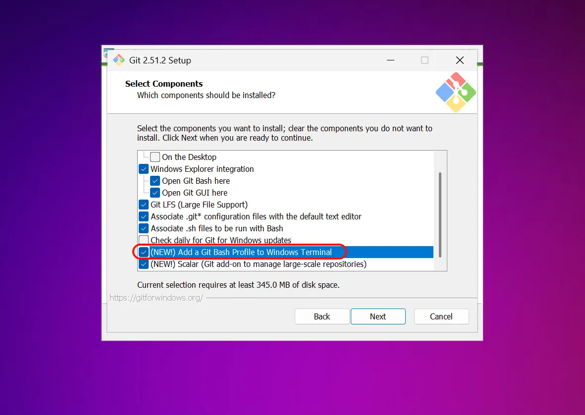 Windows 完成 Git Bash 安装