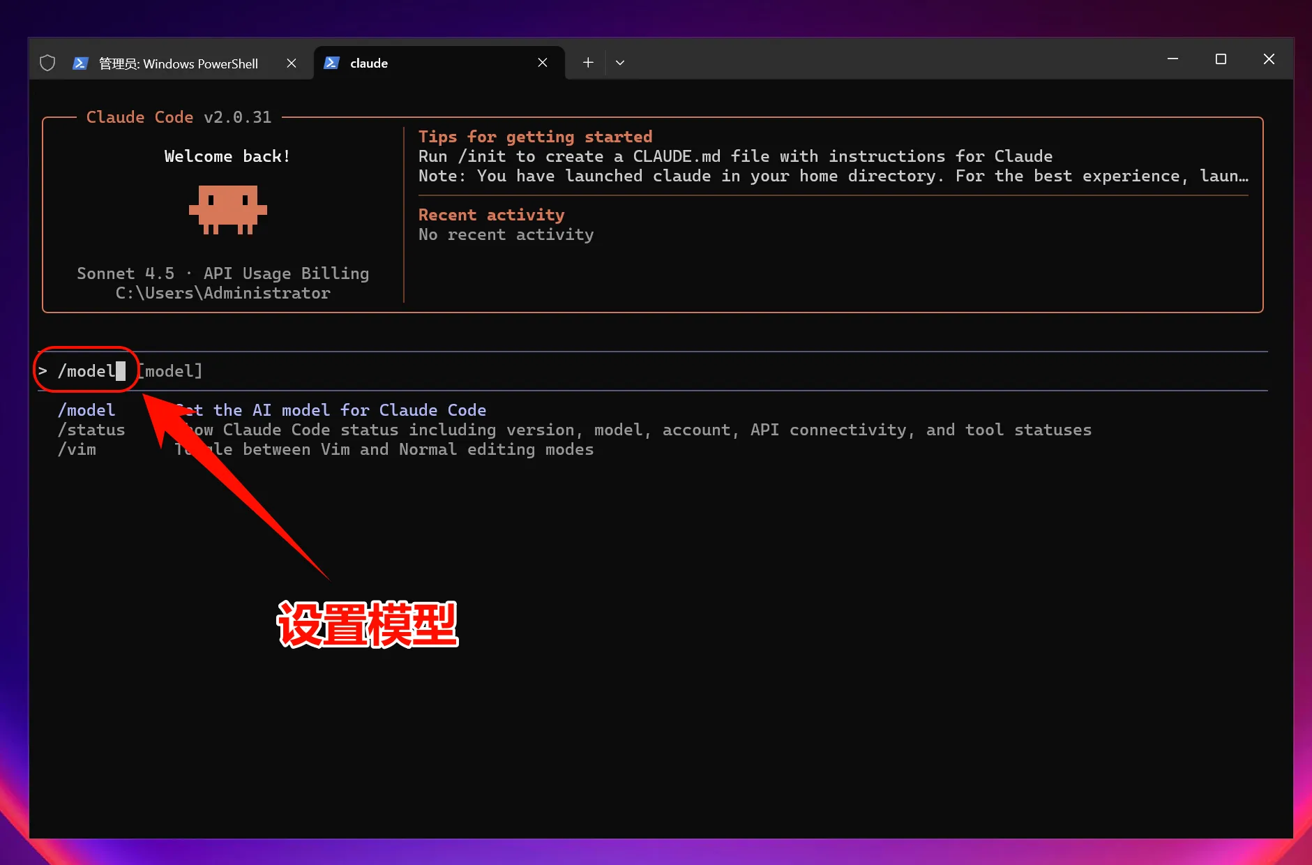 Windows 查看可选模型